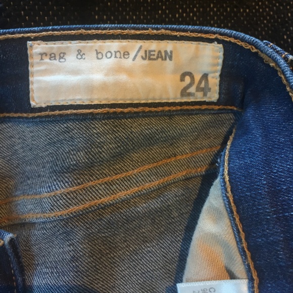 Rag & Bone Mid-Rise Skinny Jeans - Picture 3 of 7
